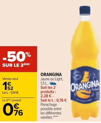Carrefour Orangina orangina offre