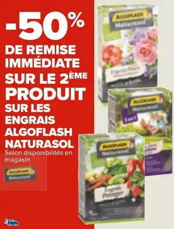 Algoflash bon plan sur les engrais naturasol