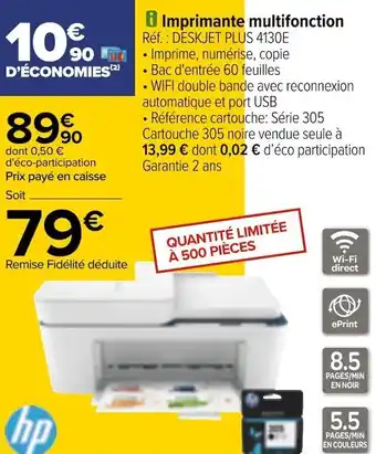 Carrefour Hp imprimante multifonction offre