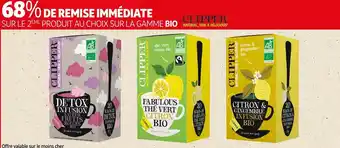 Auchan Clipper bon plan sur la gamme bio de la marque clipper offre