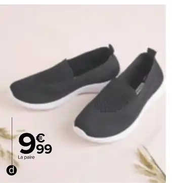Carrefour Mocassin femme offre