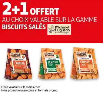 Auchan Michel et augustin bon plan sur la gamme biscuits salés michel et augustin offre