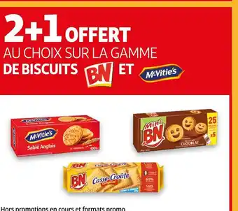 Auchan Bn et mc vitie's bon plan sur la gamme de biscuits bn et mc vitie's offre