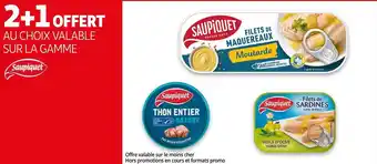 Auchan Saupiquet bon plan sur la gamme de la marque saupiquet offre
