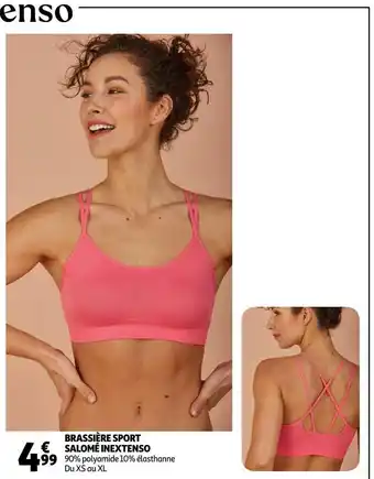 Auchan In extenso brassière sport salomé offre