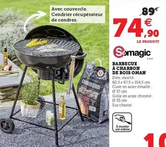 Hyper U Barbecue à charbon de bois oman offre