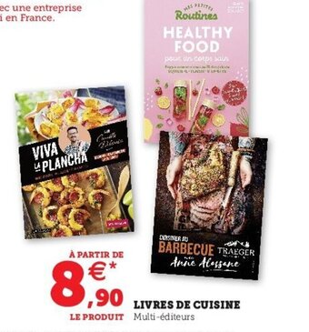 Hyper U Livres de cuisine offre