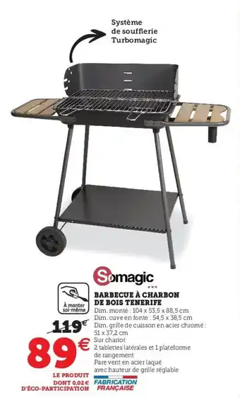Hyper U Barbecue a charbon de bois tenerife offre