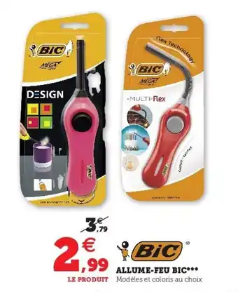 Hyper U Allume-feu bic offre