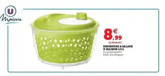 Hyper U Essoreuse a salade u maison 4,5 L offre
