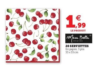 20 Serviettes