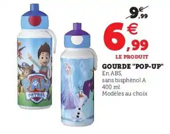Hyper U Gourde "pop-up" offre