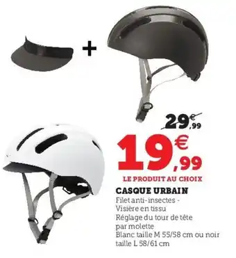 Hyper U Casque urbain offre
