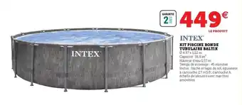 Hyper U Kit piscine ronde tubulaire baltik offre