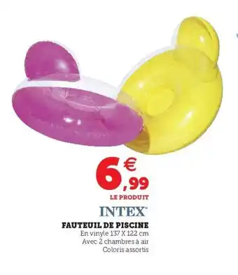 Hyper U Fauteuil de piscine offre