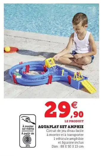 Hyper U Aquaplat set amphie offre