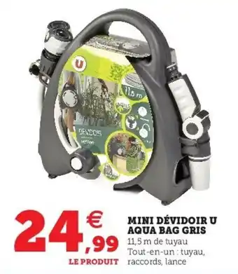 Mini dévidoir u aqua bag gris