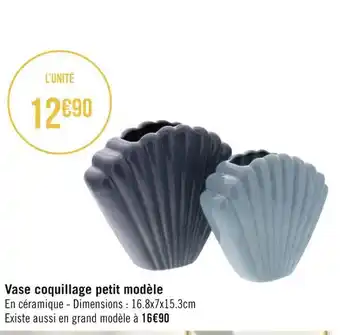 Géant Casino Vase coquillage petit modèle offre