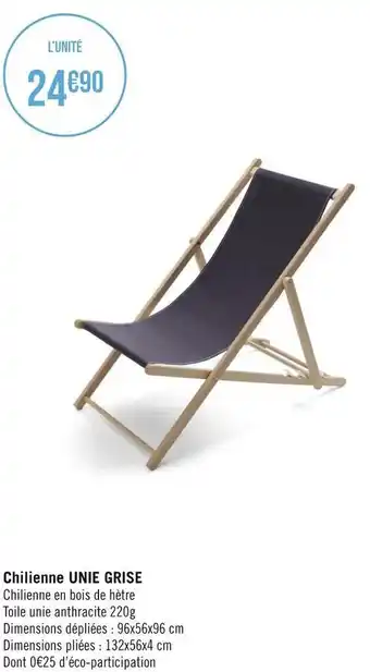 Chilienne unie grise
