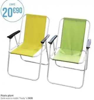 Picolo pliant