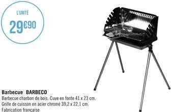 Géant Casino Barbecue barbeco offre