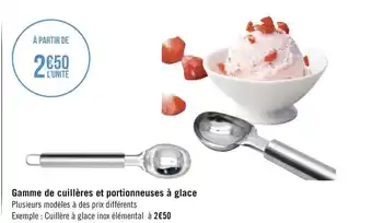 Géant Casino Gamme de cuillères et portionneuses à glace offre