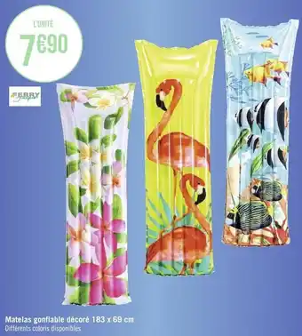 Géant Casino Ferry jacques matelas gonflable décoré 183 x 69 cm offre