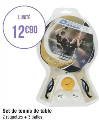 Géant Casino Set de tennis de table offre
