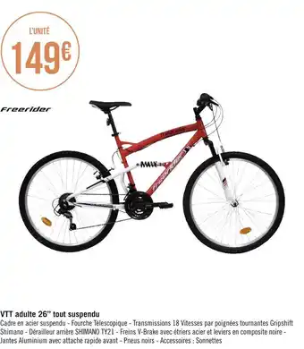 Twister vtt 26’’ tout suspendu