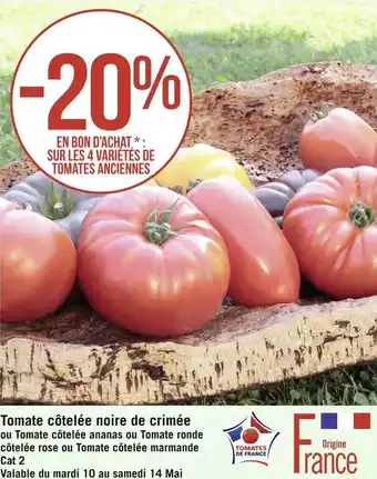 Géant Casino Tomate côtelée noire de crimée offre