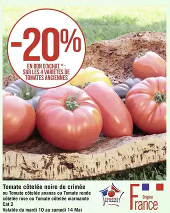 Géant Casino Tomate côtelée noire de crimée offre