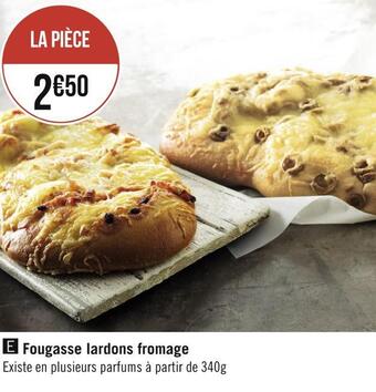 Géant Casino Fougasse lardons fromage offre