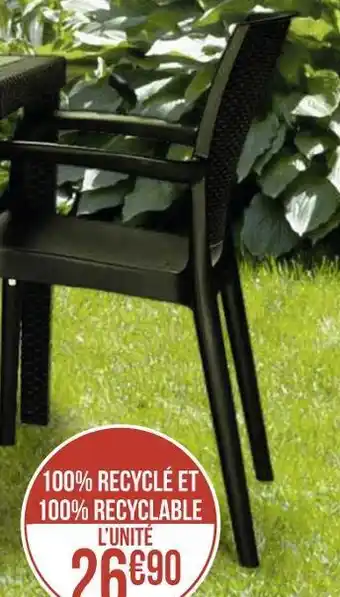 Géant Casino Fauteuil de jardin otello offre
