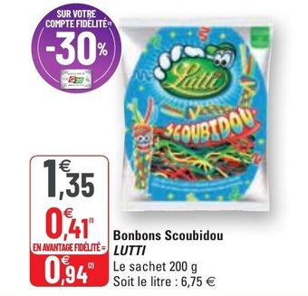 G20 Bonbons scoubidou LUTTI offre