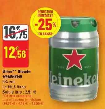 G20 Bière blonde HEINEKEN offre
