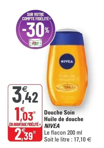 Douche soin huile de douche NIVEA