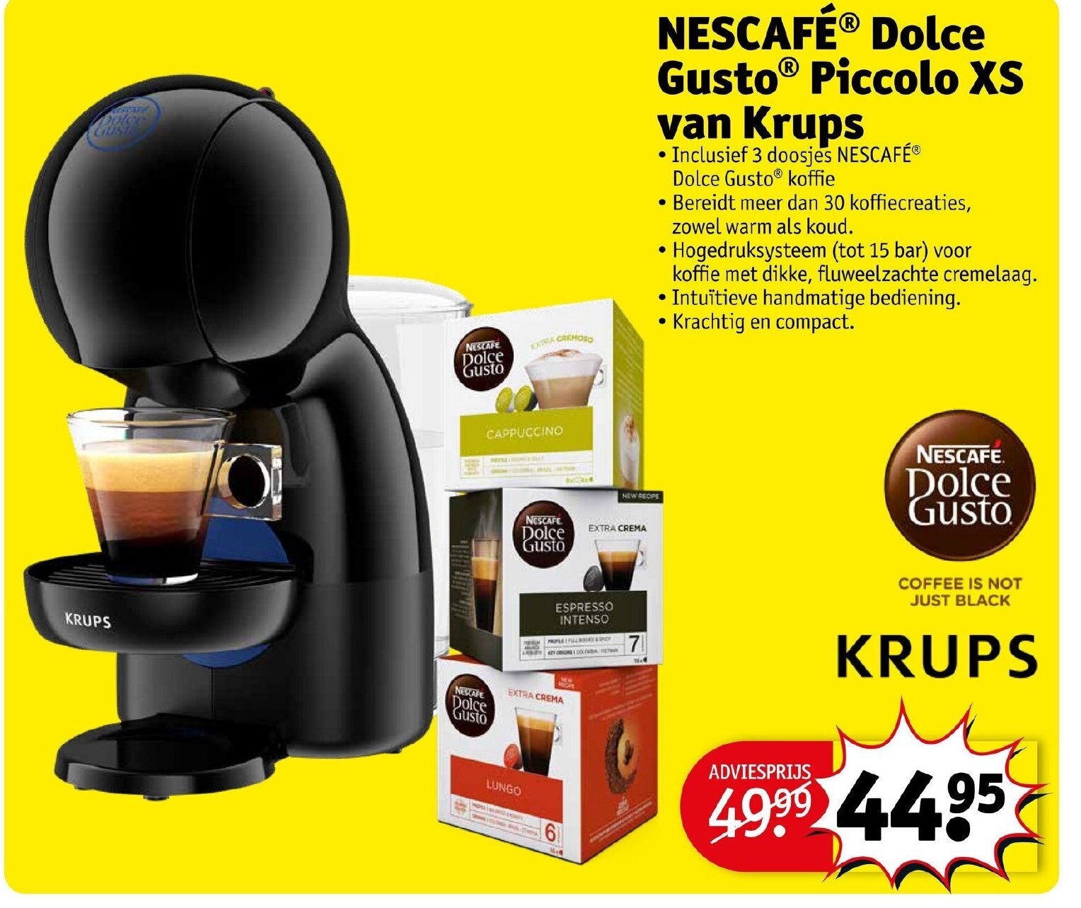 Promo Nescafé Dolce Gusto Piccolo XS Van Krups chez Kruidvat