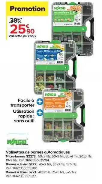 Valisettes De Bornes Automatiques Wago