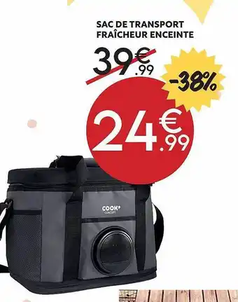 Maxi Bazar Sac De Transport Fraîcheur Enceinte offre