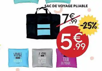 Maxi Bazar Sac De Voyage Pliable offre