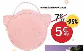 Maxi Bazar Boîte à Bijoux Chat offre