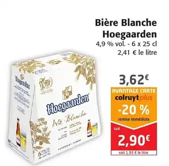 Colruyt Bière Blanche Hoegaarden offre