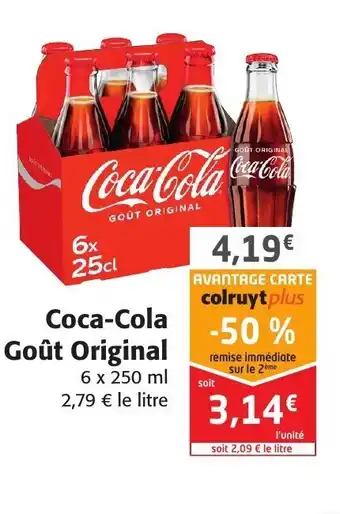 Colruyt Coca-Cola Goût Original offre