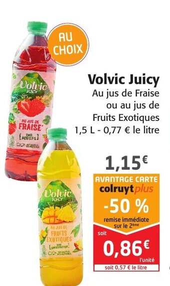Colruyt Volvic Juicy offre