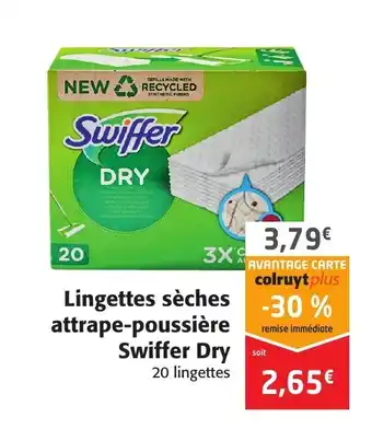 Lingettes SĂšches Attrape-PoussiĂšre Swiffer Dry