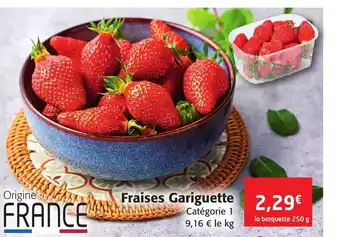 Colruyt Fraises Gariguette offre