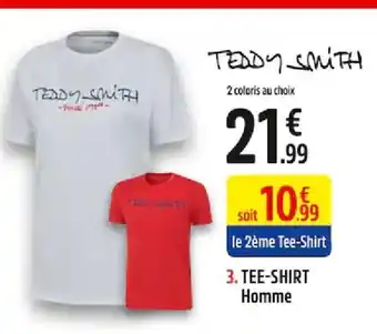Intersport Teddy Smith Tee-Shirt Homme offre