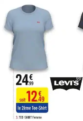 Intersport Levi's Tee-Shirt Femme offre