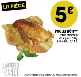 Supeco Poulet rôti offre