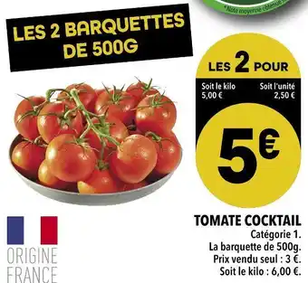 Supeco Tomate cocktail offre